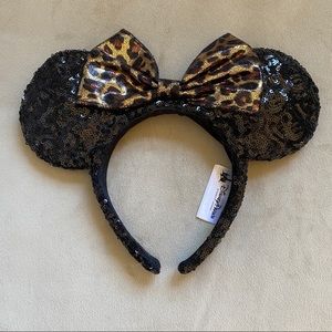 🆕 Disney Minnie Mouse Sequin Ears - Like New